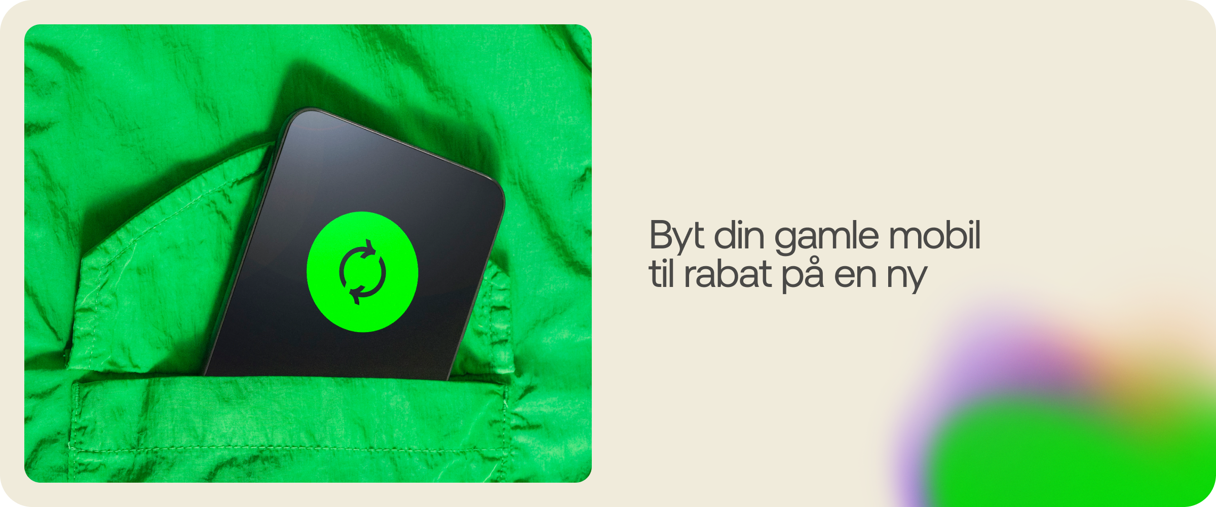 Byt din gamle mobil til rabat på en ny