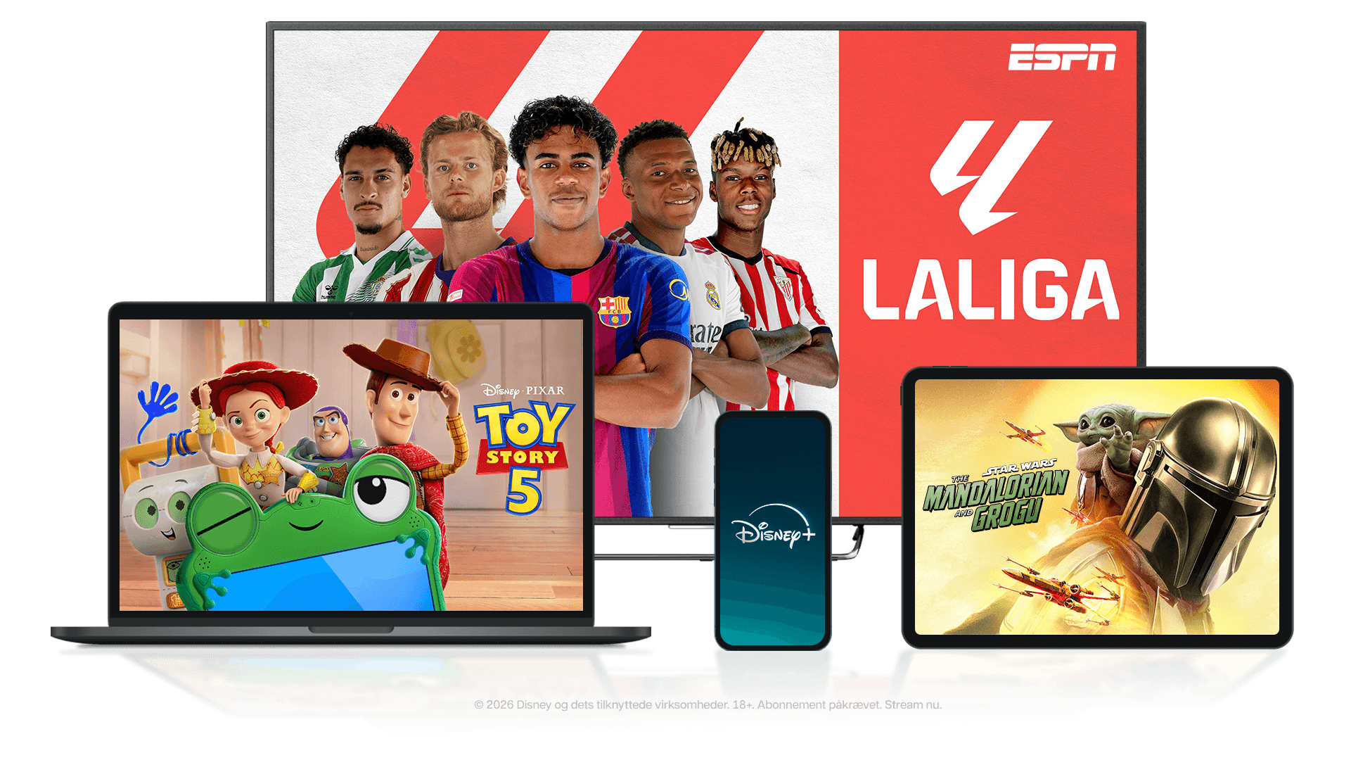 Se Disney+ på alle dine skærme