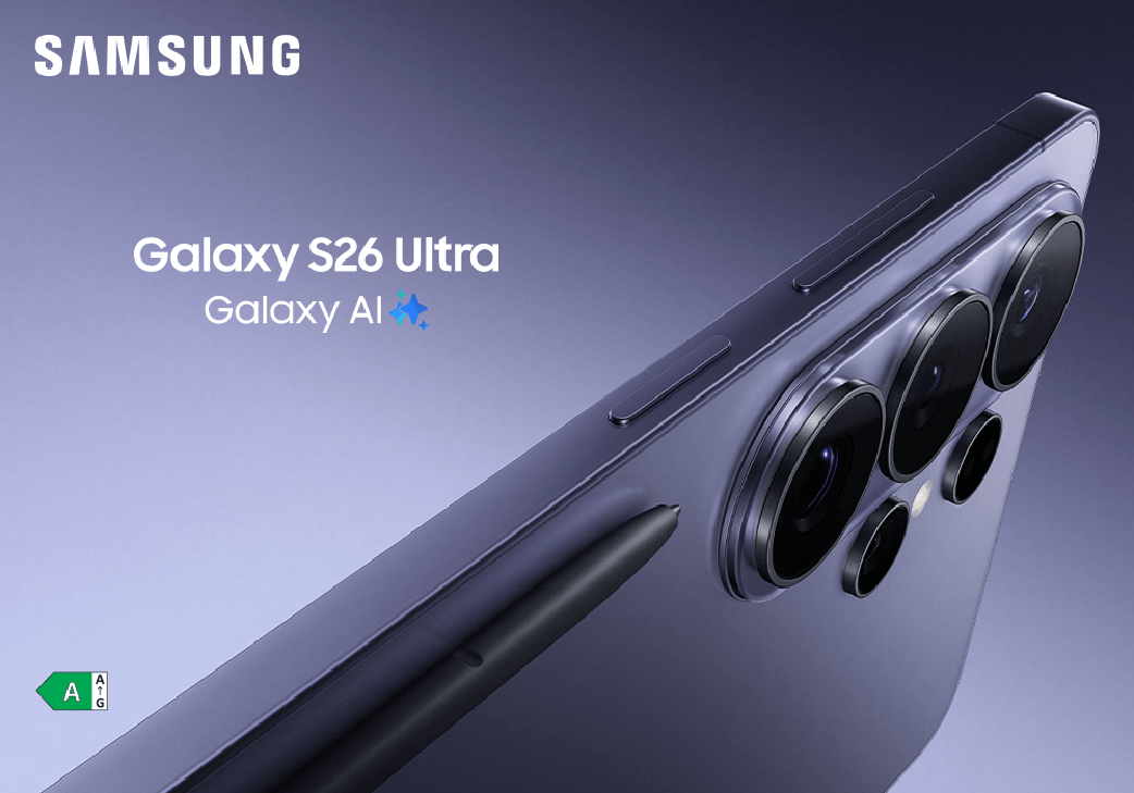 Ekstra meget i bytterabat på de helt nye Samsung Galaxy S26-modeller