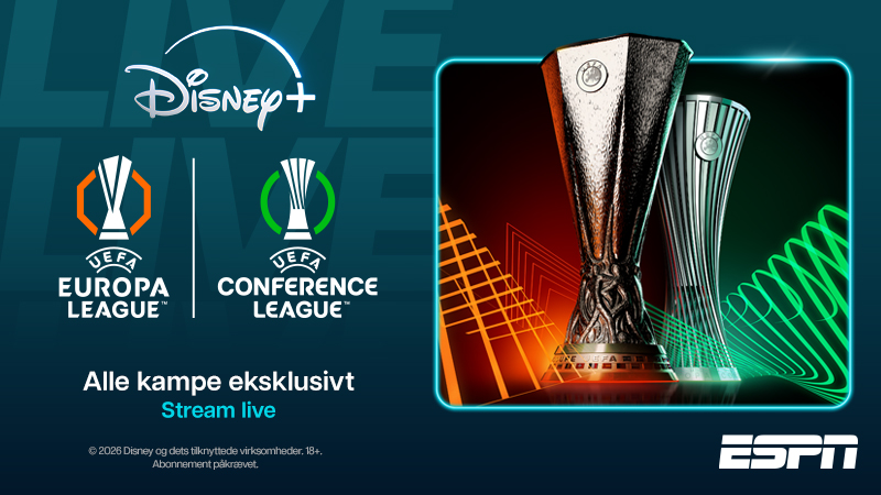 Se Europæisk topfodbold på Disney+