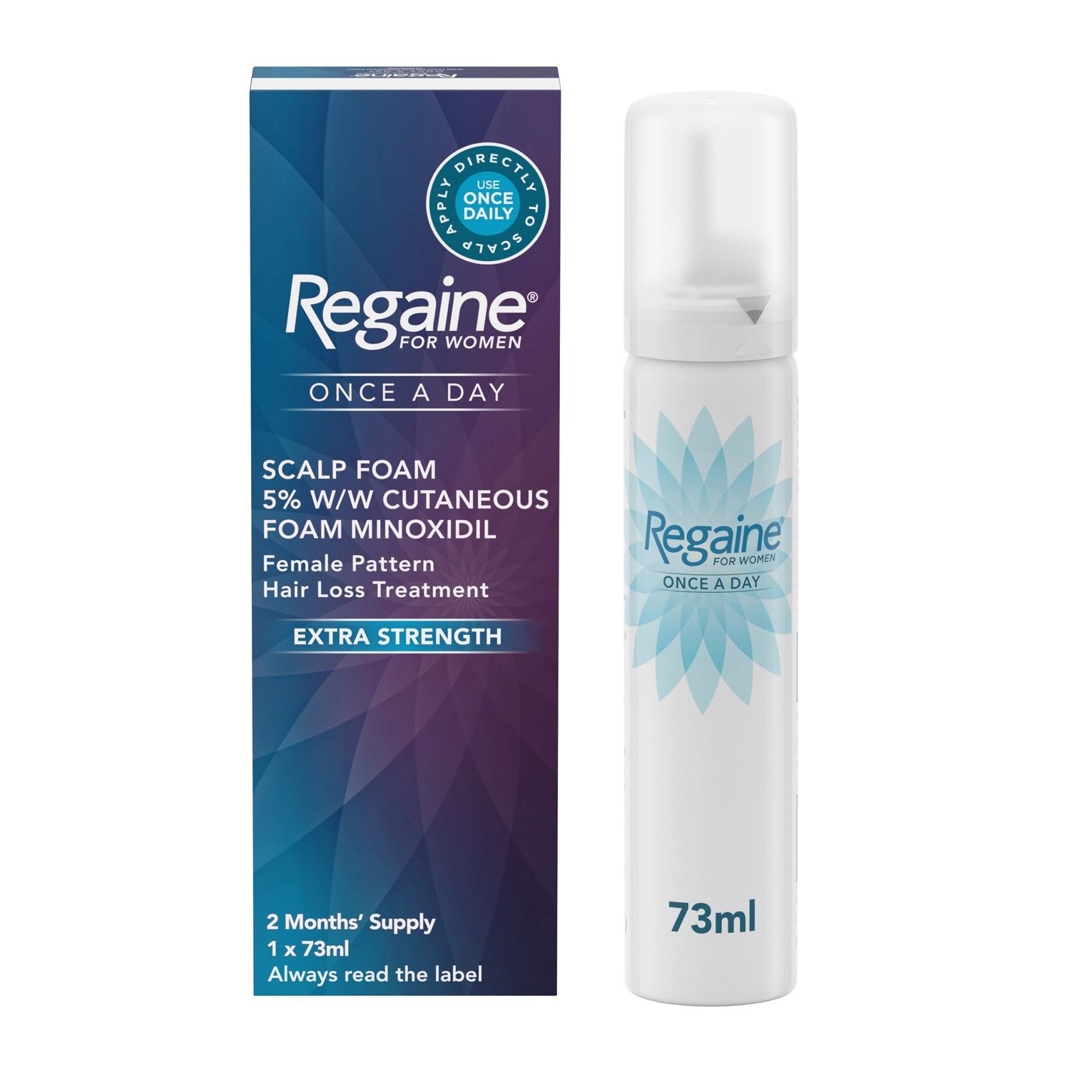 REGAINE® FOR WOMEN ONCE A DAY SCALP FOAM