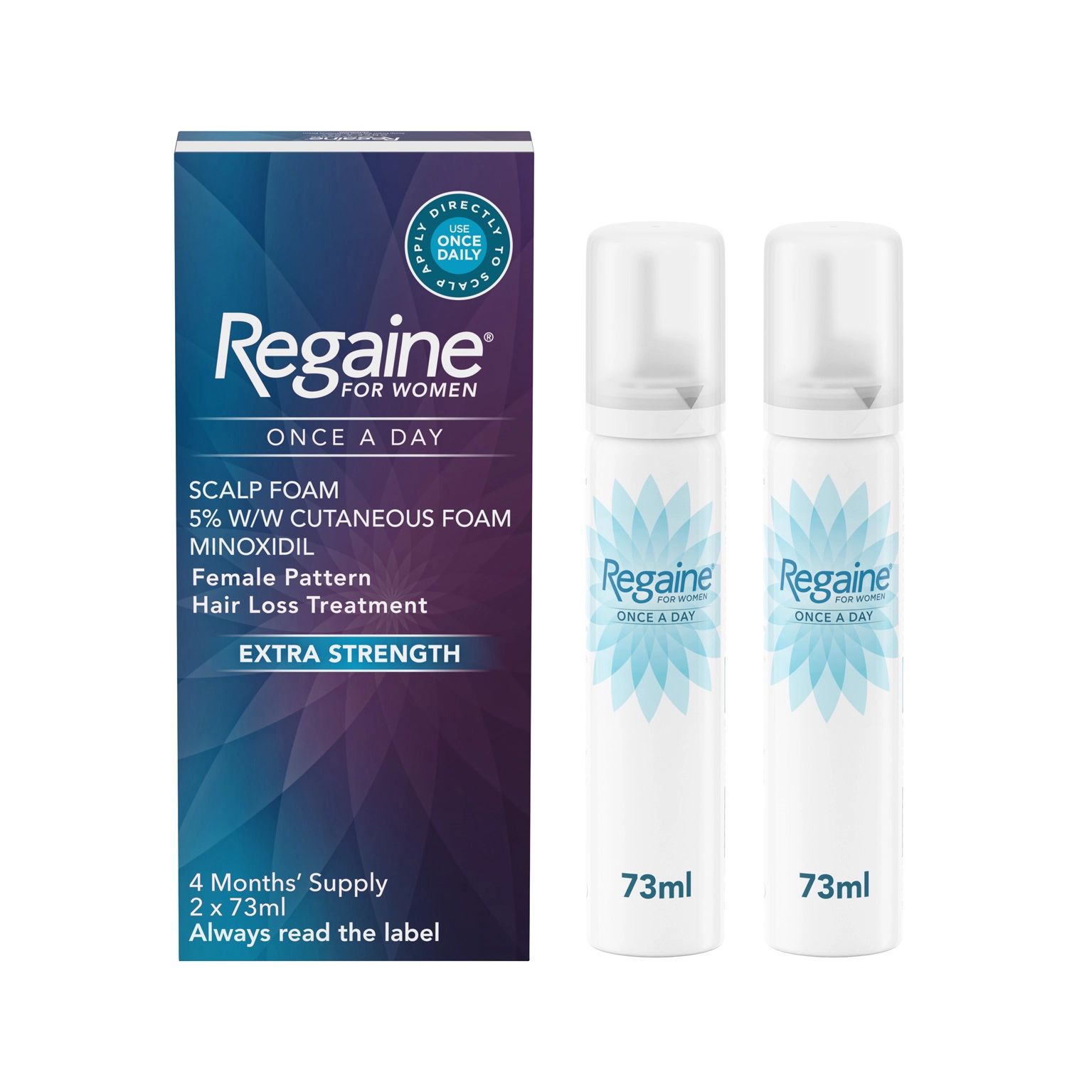 REGAINE® FOR WOMEN ONCE A DAY SCALP FOAM