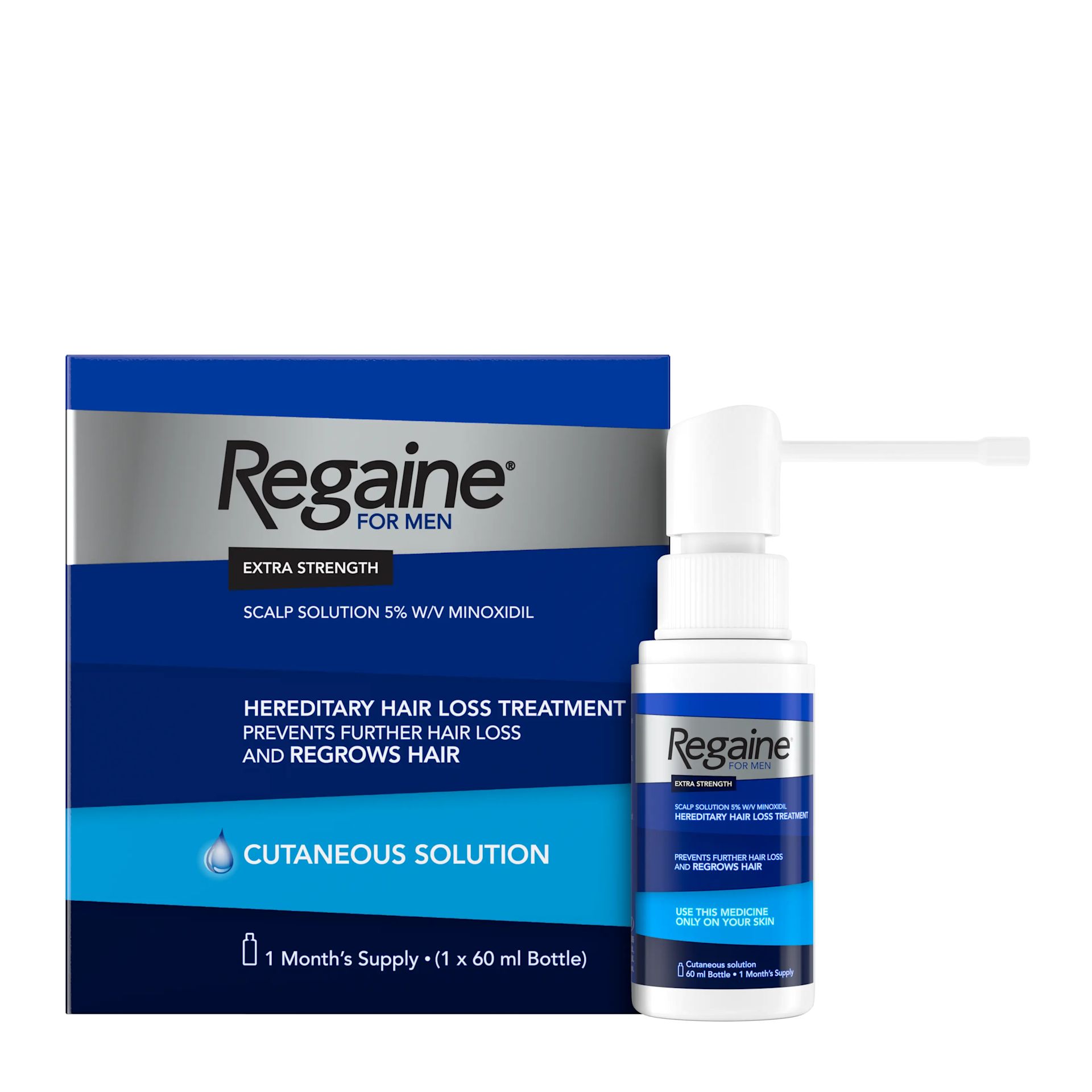 REGAINE® FOR MEN EXTRA STRENGTH SCALP SOLUTION