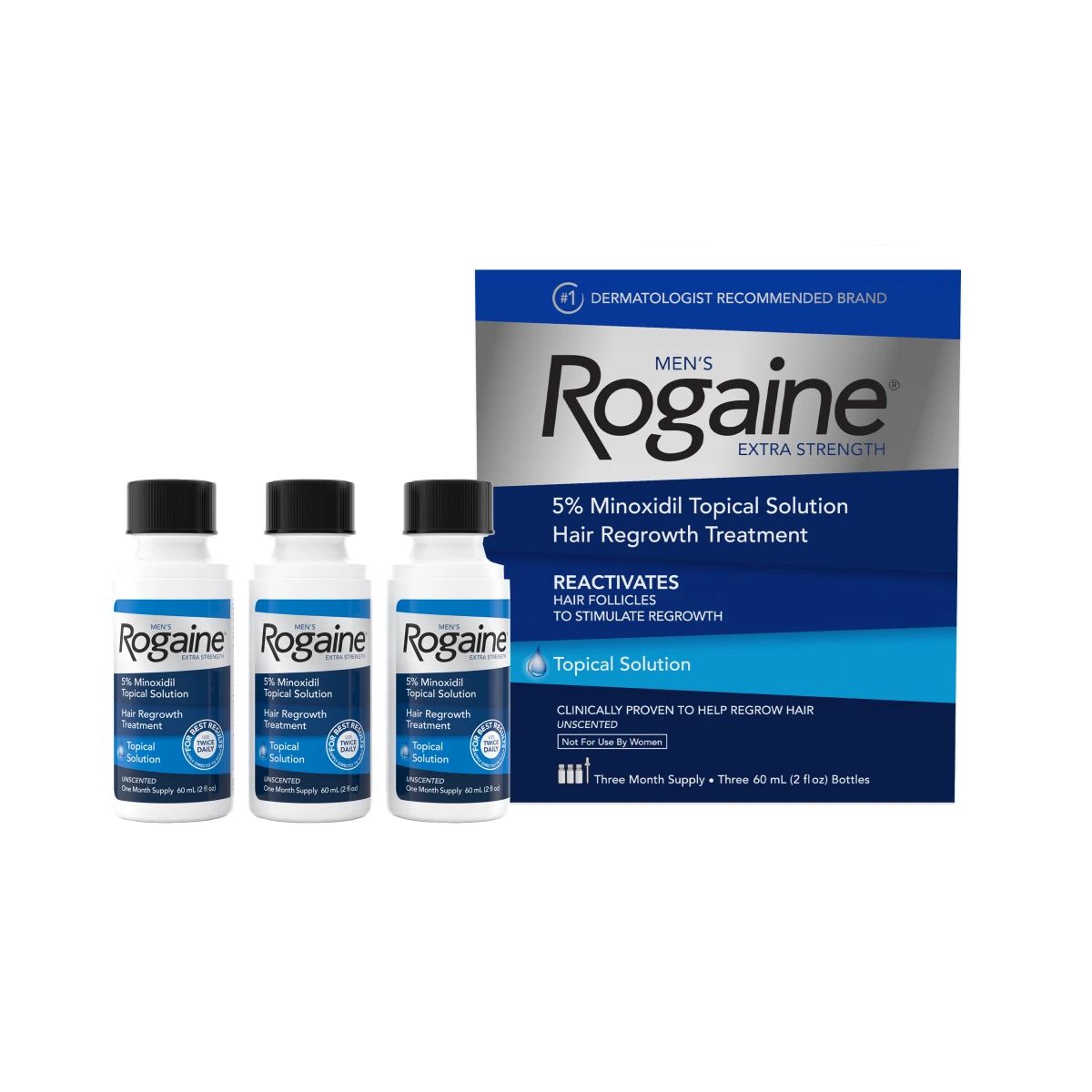 Men's ROGAINE® 5% Minoxidil Solution