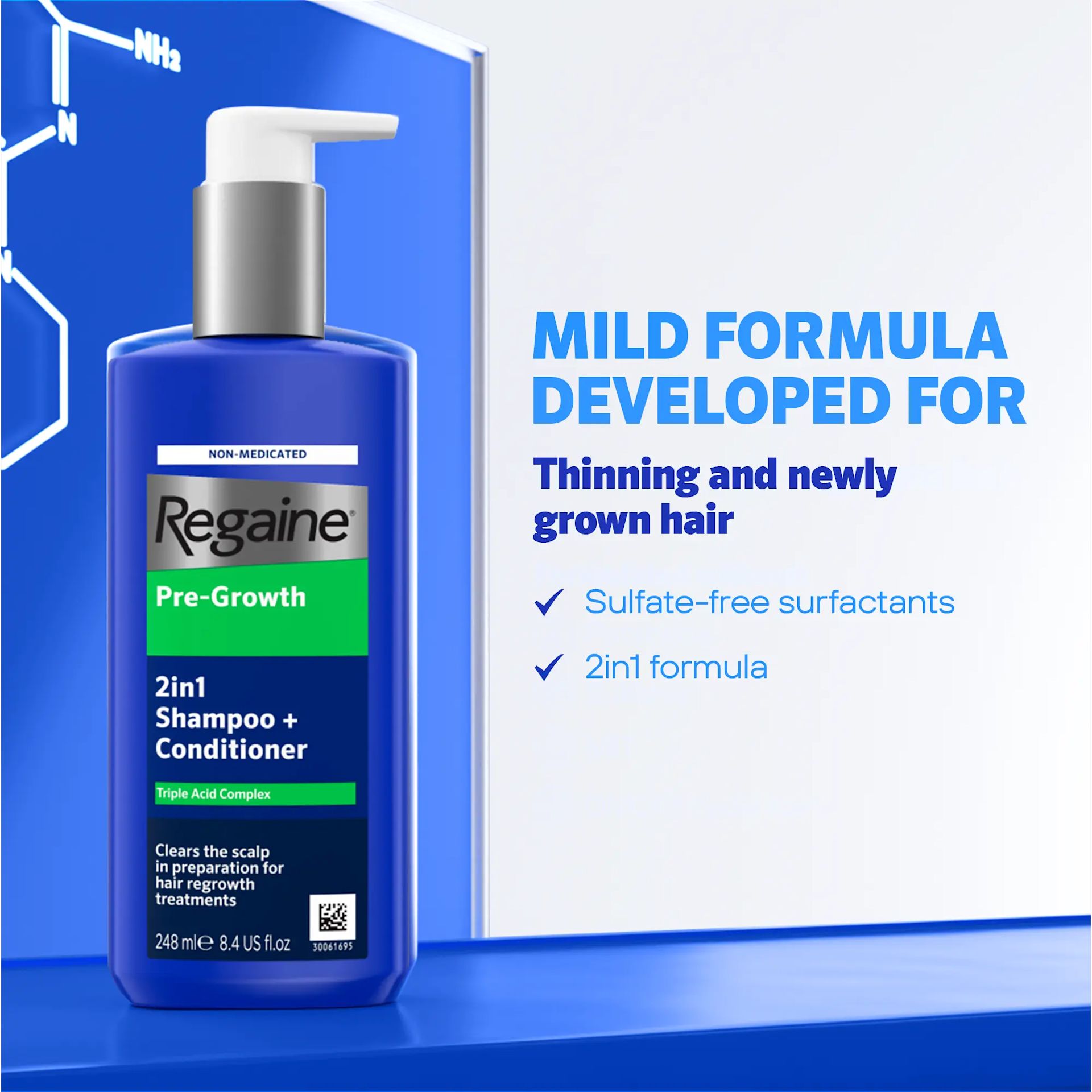 REGAINE® PRE-GROWTH 2IN1 SHAMPOO & CONDITIONER