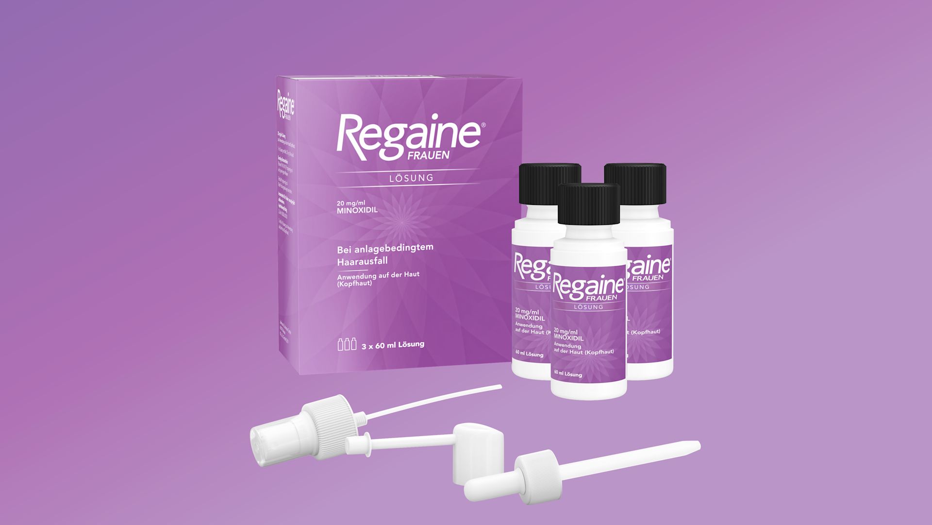 Applikatoren REGAINE® Frauen Lösung
