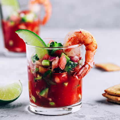Image Recipe Spanish-inspired Shrimp Cocktail