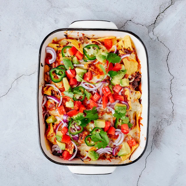 Vegetarian Nacho Casserole