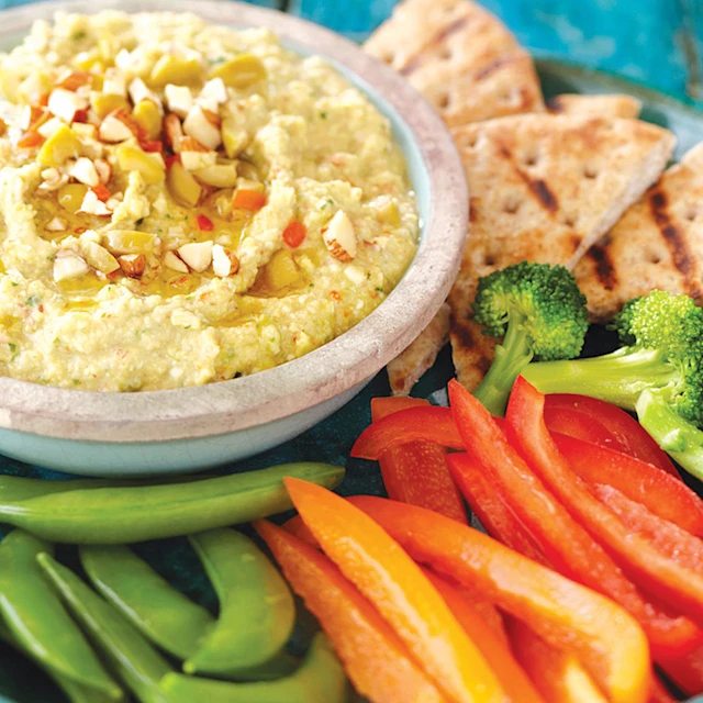 Image Recipe Almond & Olive Hummus