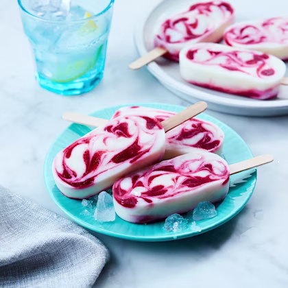 Image Recipe Swirled Berry Smoothie Pops