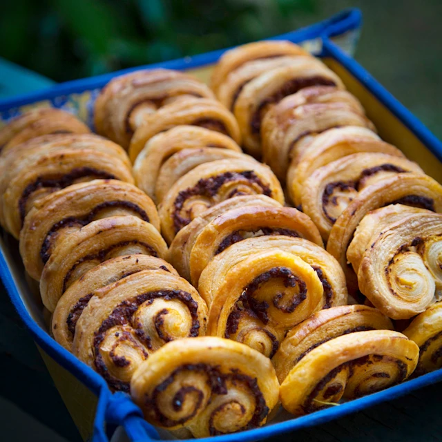 Blue Cheese & Prosciutto Palmiers