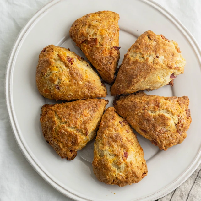 Bacon, Maple and Cheddar Scones