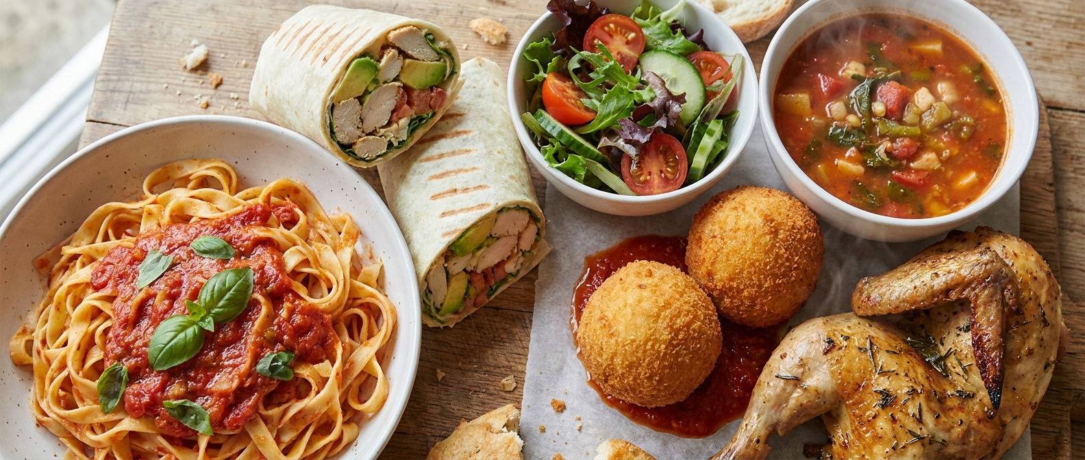 Prepared meals and sides for grocery delivery