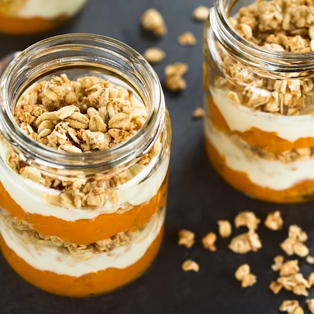 Recipe Image Savoury Granola & Roasted Squash Parfait
