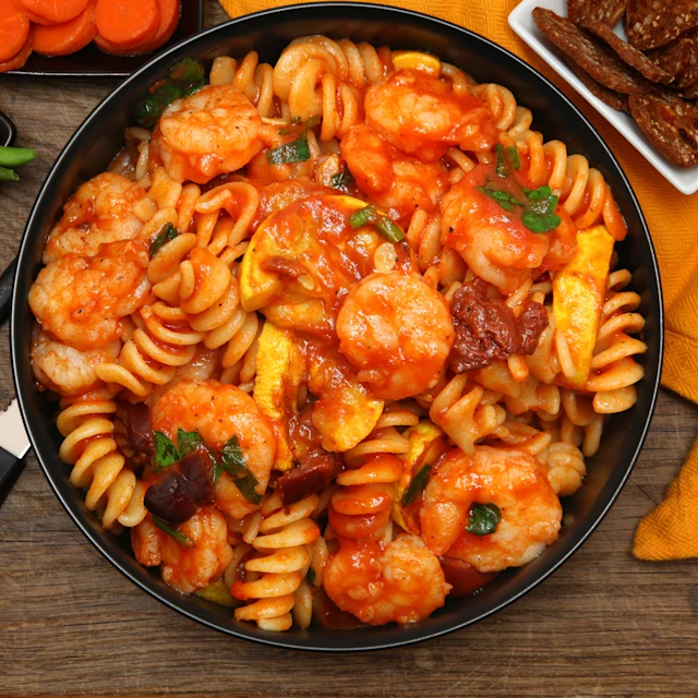 image of shrimp pasta