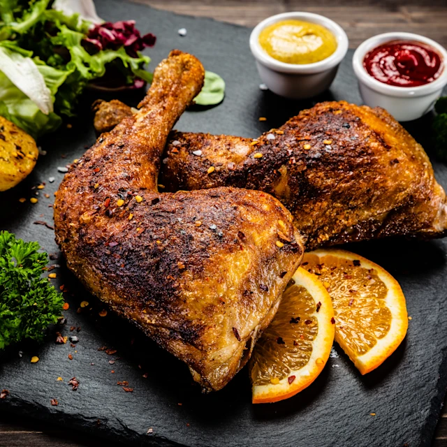 Image of chicken and potatoes