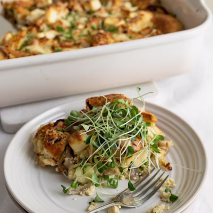 Everything Bagel Breakfast Casserole