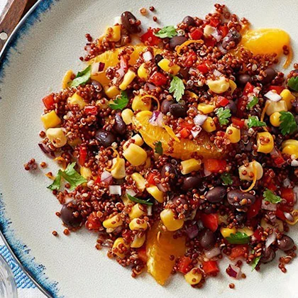 Image recipe Sweet Orange & Black Bean Quinoa Salad