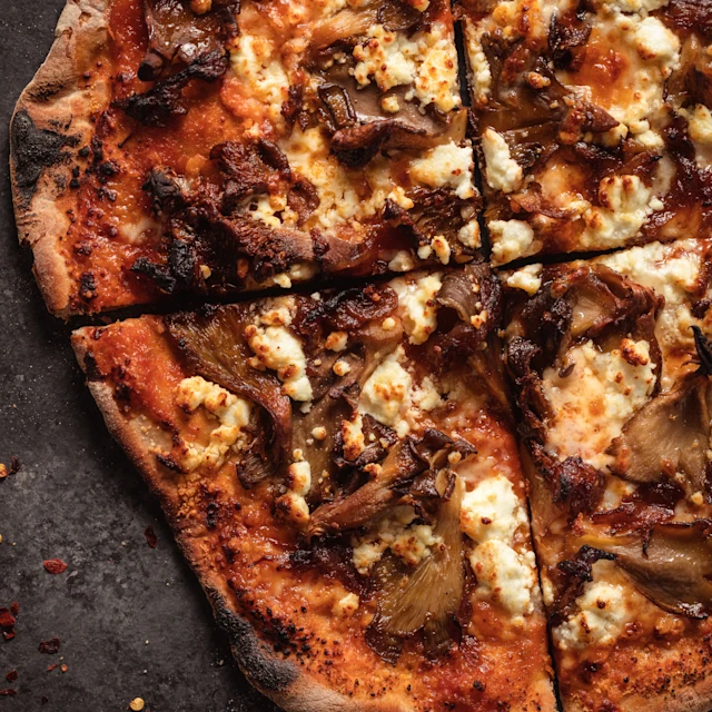 Caramelized Onion, Anchovy & Olive Flatbread