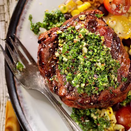 Grilled Steak & Corn Salad