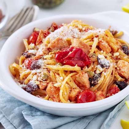plate of linguine