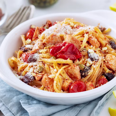 plate of linguine
