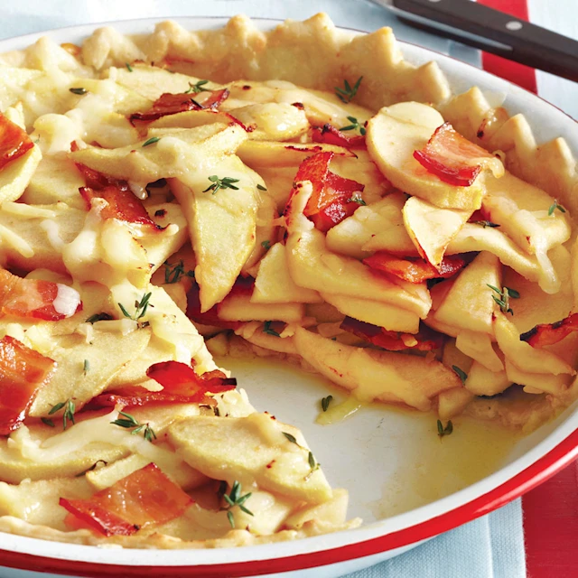 Recipe Image Apple, Cheddar & Bacon Pie