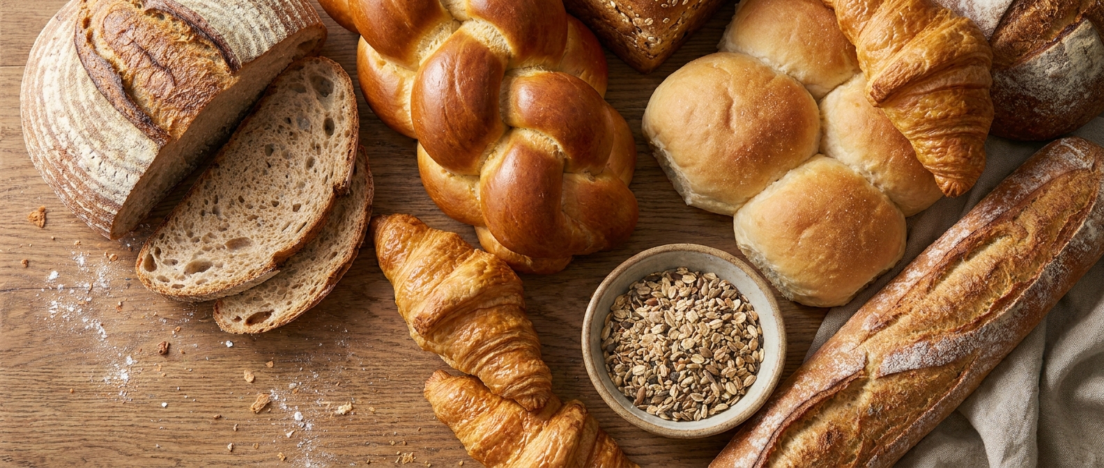 Bread and bakery for grocery delivery