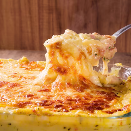 Big Batch Bacon Mac & Cheese Casserole