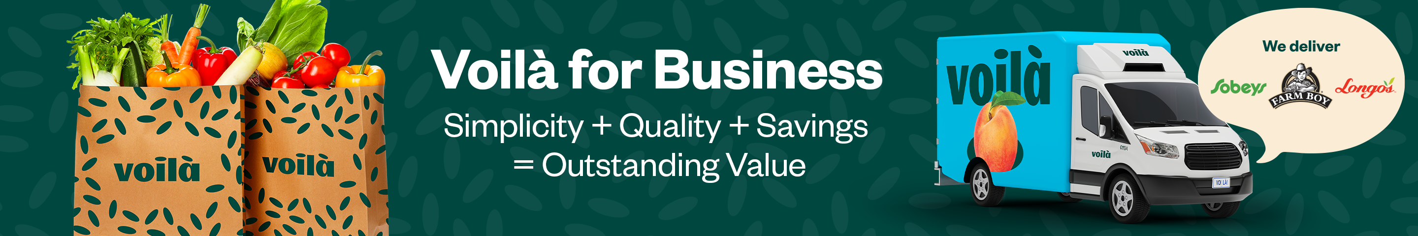 Voila for Business hero banner