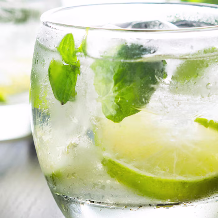 Glass of fresh mojito