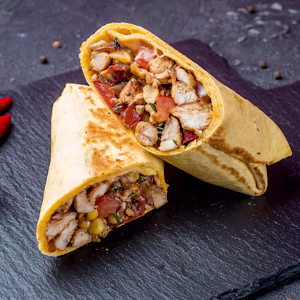 Make-Ahead Chicken Burritos