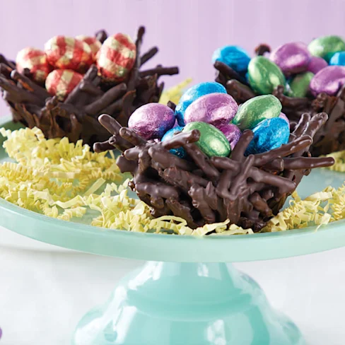 Chocolate Pretzel Nest