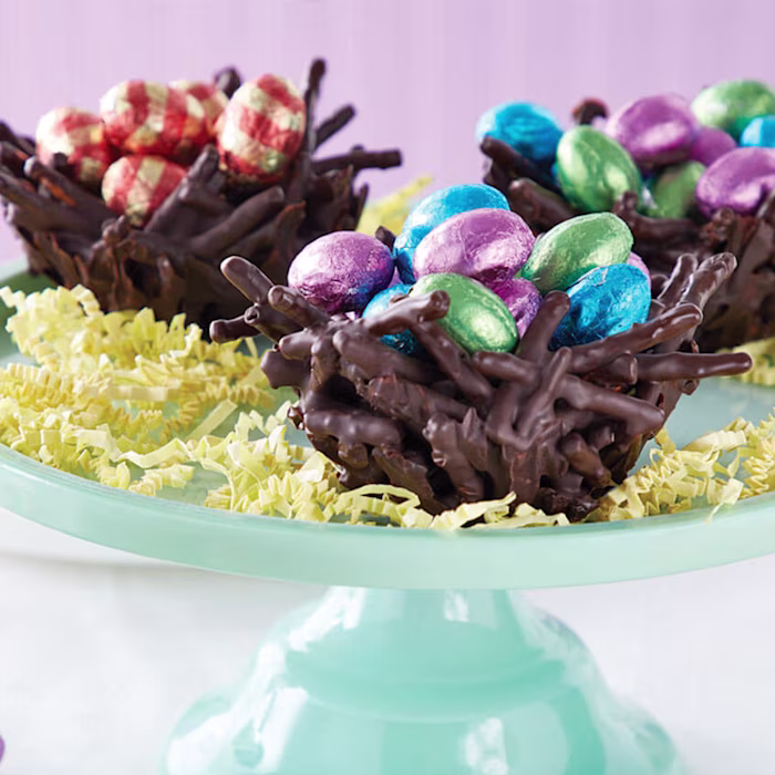 Chocolate Pretzel Nest
