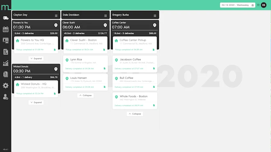daily delivery management