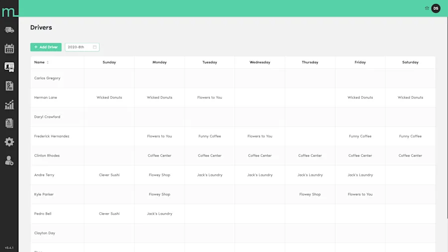 driver scheduling