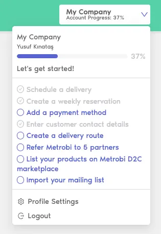 onboarding steps