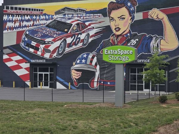 Extra Space Storage facility at 1101 D St - North Wilkesboro, NC