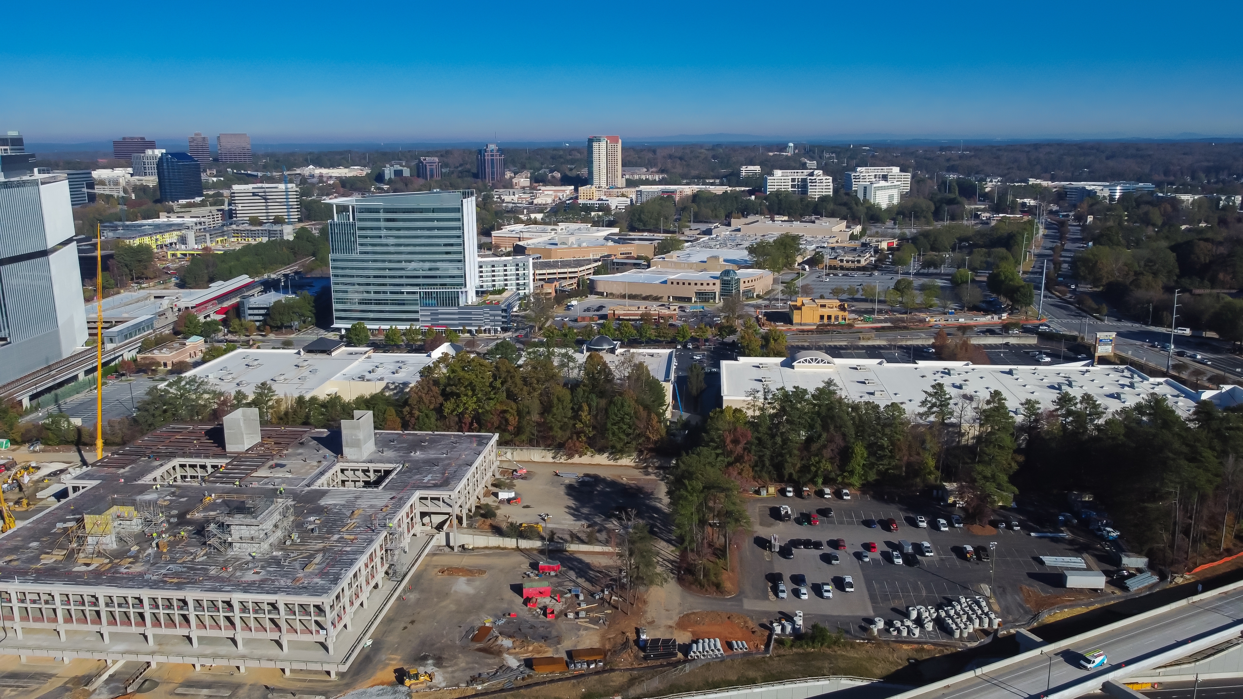 Aerial view of Kennesaw, GA