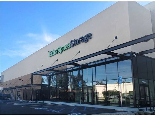 Extra Space Storage facility at 7736 Haskell Ave - Van Nuys, CA