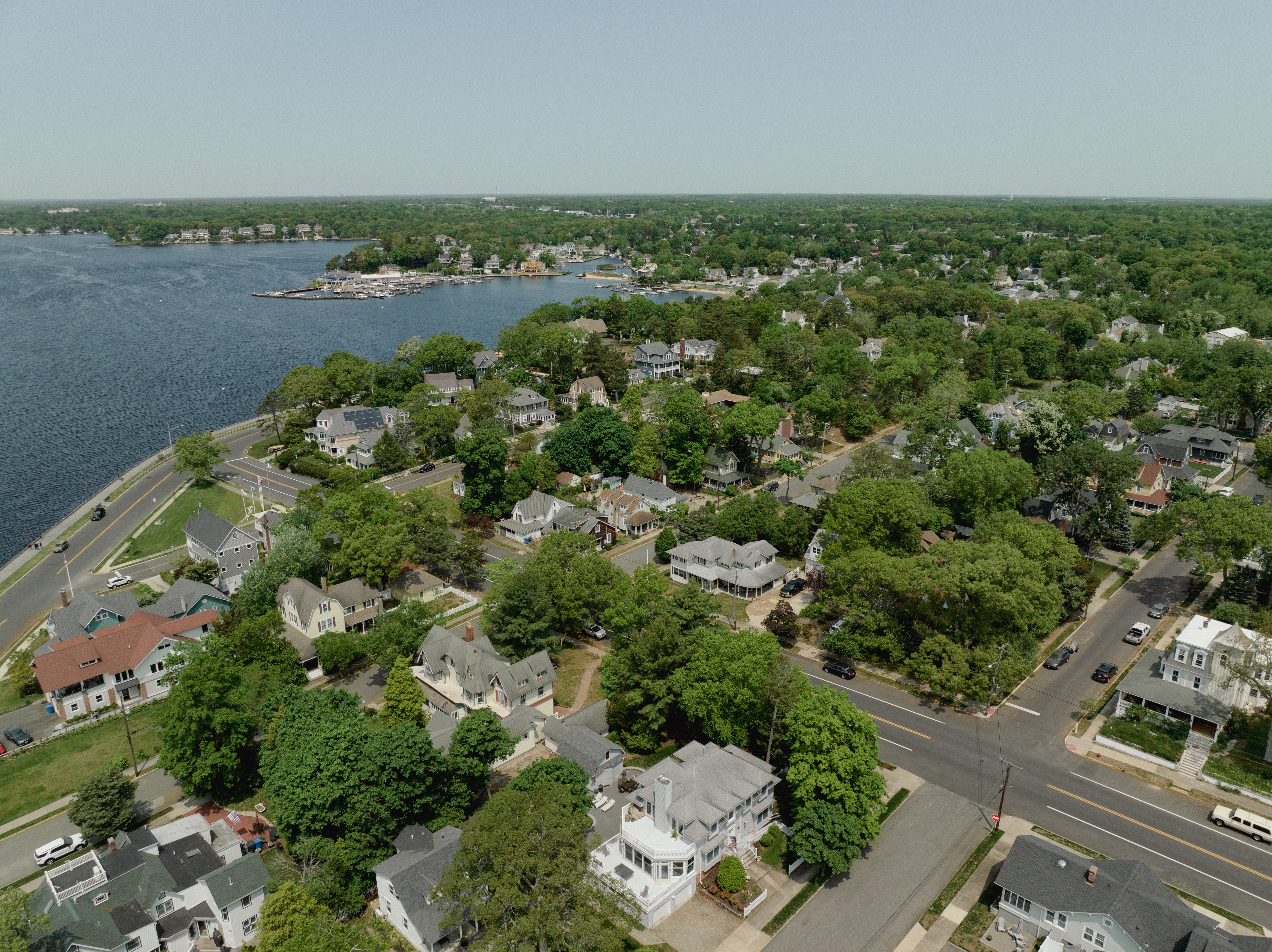 Aerial view of Toms River, NJ