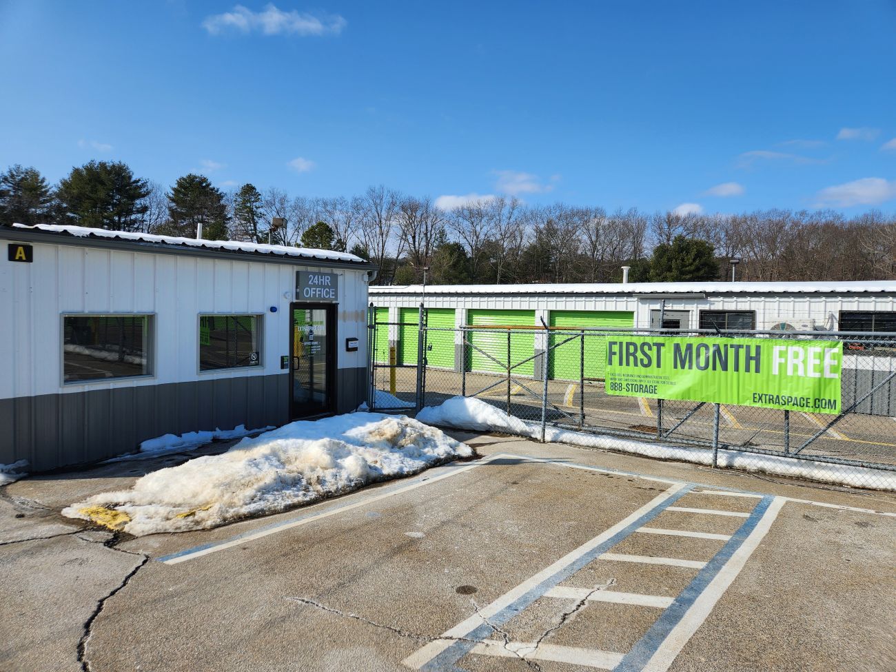 Extra Space Storage in Northbridge, MA  872 Church Street Ext