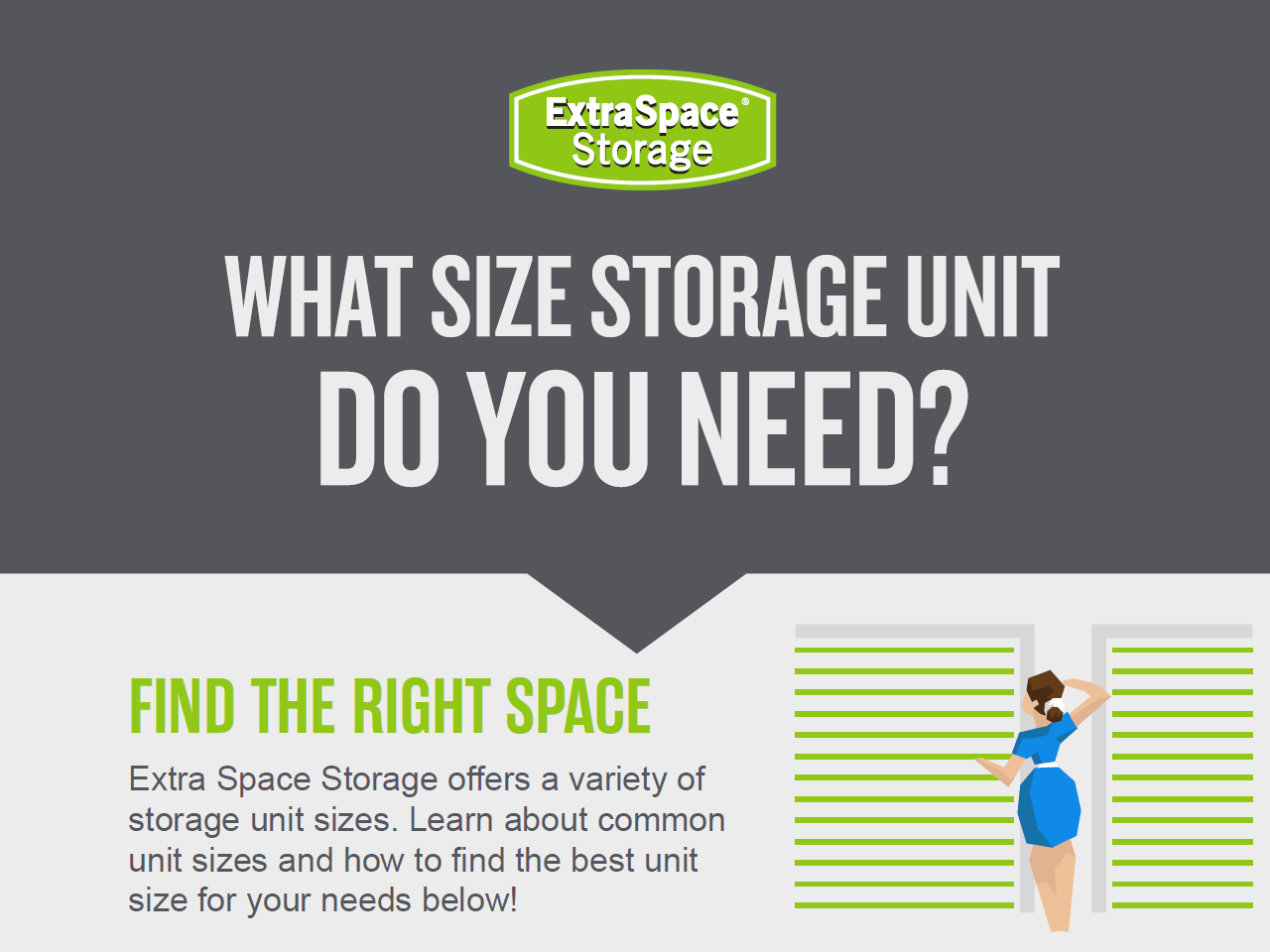 Unit Sizes, Self Storage Units in Dallas TX