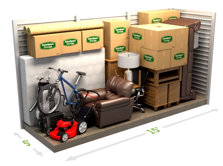 5×10 Storage Locker Dandk Organizer