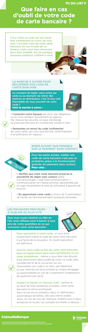 Oublier son code de carte bancaire peut être très stressant.