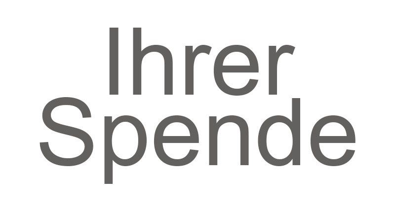 Ihrer Spende Titelseite
