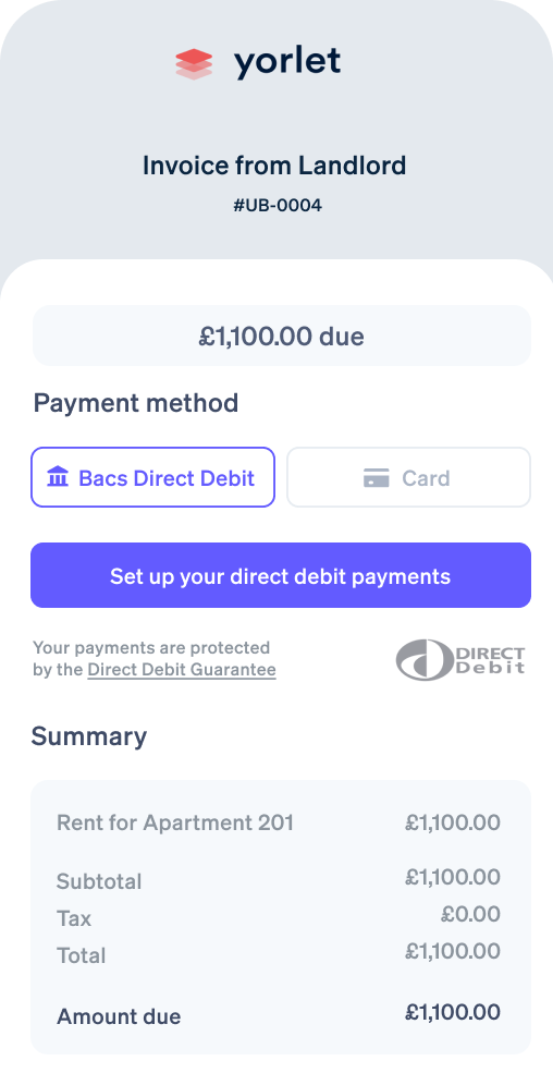 Stripe Bacs Direct Debit Bank Debits for UK Customers