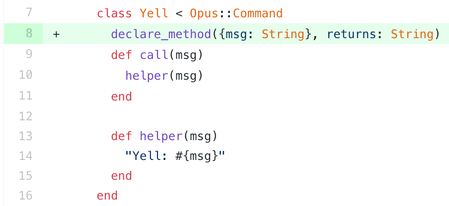 Blog > Sorbet > Declare method syntax image