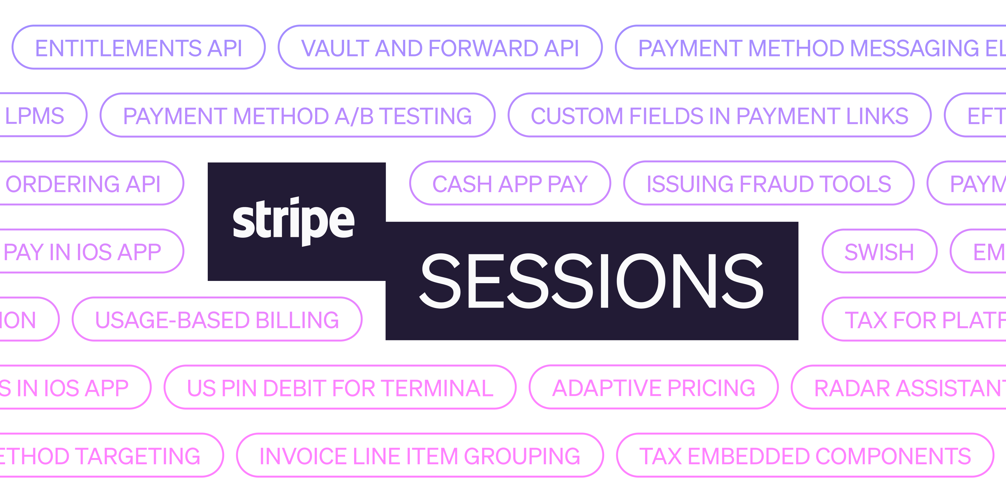 Stripe Sessions 50+ announcements, including AIpowered payments