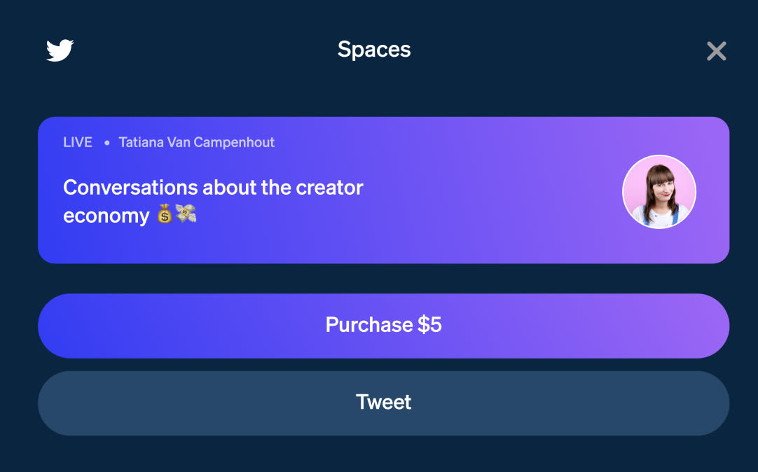 Build for the creator economy - Ticketed sales Image